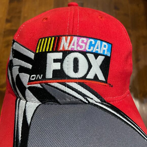 Sports Design Vintage NASCAR On Fox Racing Adjustable Cap Hat Men's OS - Picture 2 of 6